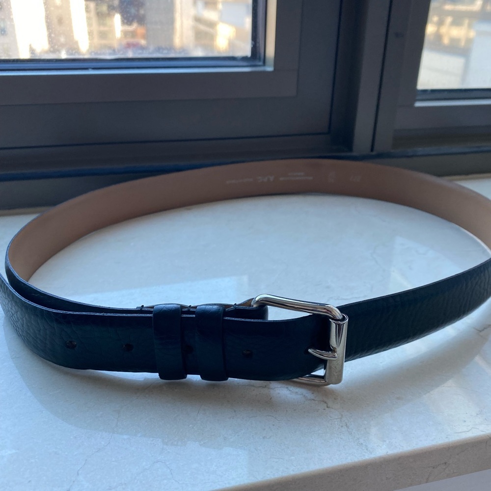 APC Black Leather Belt